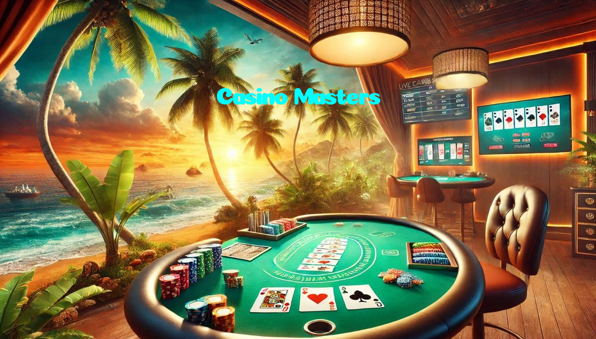 Casino Masters casino presented on mobile device in Pakistan with slots and live games